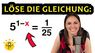 Löse die Gleichung OHNE Taschenrechner – Exponentialgleichungen [upl. by Yenobe]