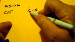 Lewis Dot Structure of CN Cyanide Ion [upl. by Macdonell]