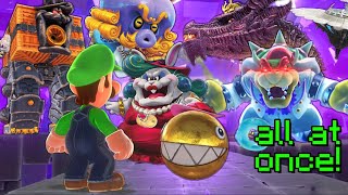 Super Luigi Odyssey  ALL BOSSES AT ONCE 6 Hardest Bosses [upl. by Yona]