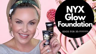 NYX BORN TO GLOW FOUNDATION Review amp Wear test [upl. by Jermain]