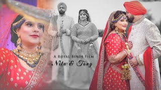 WEDDING FILM 2023 I NITU amp TONY I GURDWARA KARAMSAR ILFORD I ROYAL BINDI [upl. by Nagirrek]