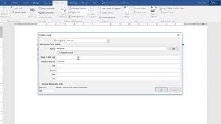 Creating an automatic bibliography in Word [upl. by Notxam]