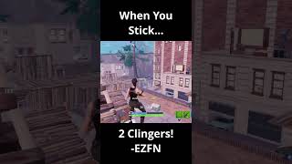 When You Stick 2 Clingers Fortnite EZFN Chapter 1 Season 7 [upl. by Eile]