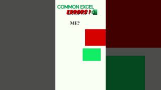 Excel Errors In Details excel exceltutorial exceltipsandtricks error shorts [upl. by Nimsaj]