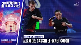 INTERVIEW  Alexandre Cassin et Flavien COTON [upl. by Nagel815]