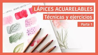 Como usar lápices acuarelables 😍 Parte 1 [upl. by Henigman]