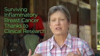 Surviving Inflammatory Breast Cancer Thanks to Clinical Research [upl. by Delija]