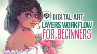 TUTORIAL LAYERS workflow in CLIP STUDIO PAINT for Beginners [upl. by Pincus672]