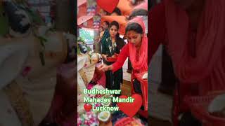 Budheshwar Mahadev Mandir Lucknow ❤️ Har Har Mahadev 🙏 shorts youtubeshorts subscribe viral [upl. by Ursa]