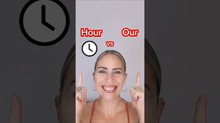 Hour vs Our  Do You Know How to Pronounce These Words in English American English [upl. by Brothers574]