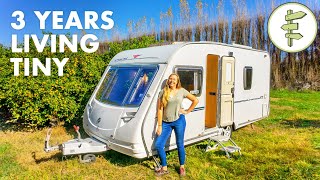 LowCost Living in a TINY Camper for 3 Years [upl. by Mabelle]