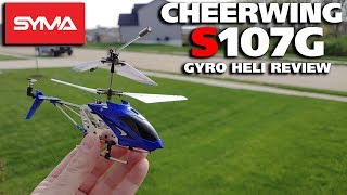 Cheerwing Syma S107G Gyro RC Helicopter Review [upl. by Aloise929]