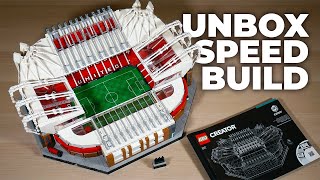 TIMELAPSE LEGO Manchester United Old Trafford Stadium 10272 [upl. by Esaele146]