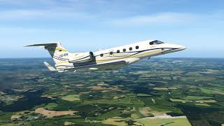 XPlane 11  Aerobask Phenom 300  Demo Flight EGHI to EGPH [upl. by Nythsa]