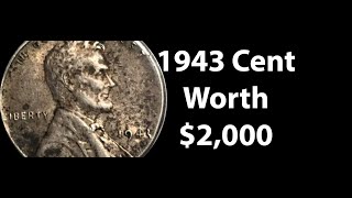 1943 Lincoln Cent Steel Penny Value  Do You Have A 1943 Silver Penny Worth 3000 [upl. by Mandell636]