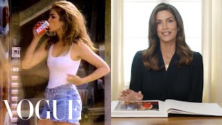 Cindy Crawford Breaks Down 13 Looks From 1989 to Now  Life in Looks  Vogue [upl. by Attenrev]