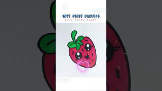 Master Strawberry Drawing in Minutes with This One Trick howtodraw easydrawing drawingtutorials [upl. by Haliak]