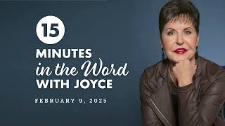 The Pursuit of Righteousness  Pt 1  15 Minutes in the Word with Joyce Meyer [upl. by Lippold]