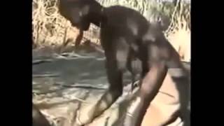 Ethiopian primitive people Mursi tribe in Africa [upl. by Attenohs454]