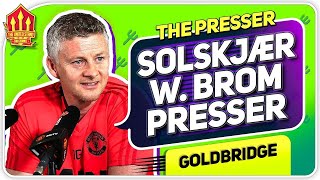 Solskjaer Press Conference Reaction Manchester United vs West Brom [upl. by Naro555]