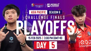 🔴 FIL AP MLBB  Snapdragon Mobile Challenge Playoffs  Season 6  Day 5 [upl. by Ivanah]