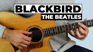 Blackbird The Beatles  Fingerstyle Guitar Lesson [upl. by Annoid868]