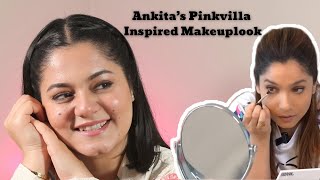 Ankita Lokhandes Pinkvilla Inspired Makeuplook [upl. by Freberg]