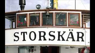 Steamship quotStorskärquot from Vaxholm 1 [upl. by Haelhsa410]