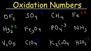 How To Calculate Oxidation Numbers  Basic Introduction [upl. by Enamrahc]