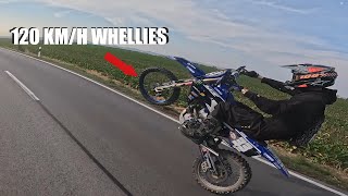 120 kmh Wheelies on yzf 250 2019 [upl. by Amaras624]