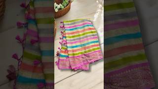 Pure Khaddi Georgette Handloom Banarasi Saree [upl. by Peregrine416]