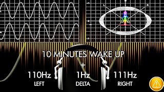 10 Mins Wake Up  From SLEEPY To AWAKE amp ACTIVE Pure Brain Wave [upl. by Quiteris31]