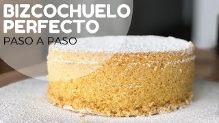 Receta de BIZCOCHUELO paso a paso [upl. by Imak]