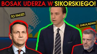 quotTO FAŁSZquot BOSAK UDERZA W SIKORSKIEGO WS UKRAINY [upl. by Adnawyek563]