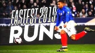 50 Fastest Sprint Speeds amp Runs in Football 2019 ᴴᴰ [upl. by Hernandez943]