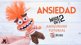 Ansiedad Amigurumi Tutorial  Intensamente 2  Amis Tejiendo Momentos ENGSPA Subs [upl. by Barina]