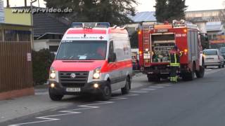 12122012  Walldorf  Brand einer Lagerhalle  150000 Euro Sachschaden [upl. by Gilly]