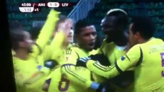 Anzhi Makhachksla vs Liverpool goal [upl. by Enella]