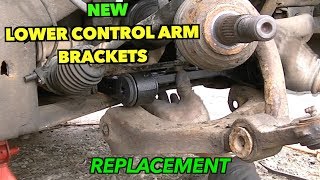 Trailblazer Lower Control Arms support Brackets Replacement [upl. by Nepsa201]