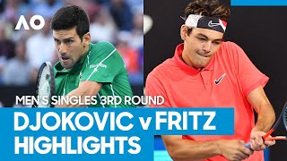 Novak Djokovic vs Taylor Fritz Match Highlights 3R  Australian Open 2021 [upl. by Eberly]