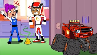 OMG What Did Blaze Do  Blaze and the Monster Machines Animation [upl. by Cirderf197]