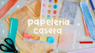 PAPELERÍA CASERA sin IMPRIMIR FÁCIL y ECONÓMICA 🌈✂️ [upl. by Lirbaj305]