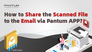 How to Share the Scanned File to the Email via Pantum APP Learn in 30sec [upl. by Grantham]