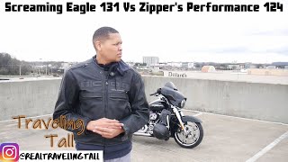 How does the New Screaming Eagle 131 compare to my Zippers Performance 124 Cubic Inch Sleeper Kit [upl. by Anirahc]