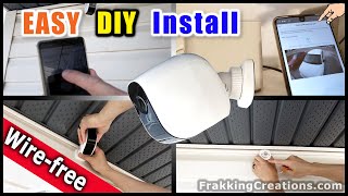 How to install a Wireless security camera  IndoorOutdoor security camera installation guide [upl. by Lichtenfeld]