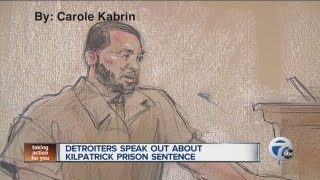 Detroiters speak out about Kilpatrick prison sentence [upl. by Littlejohn]