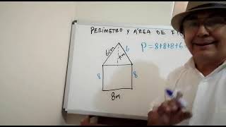 PERIMETROS Y AREAS DE FIGURAS COMPUESTAS [upl. by Melisande]