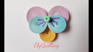 How to make quilling pansies  Easy way of making quilling pansy  Panselute quilling [upl. by Teews]