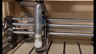 Dust Collection System for CNC enclosure [upl. by Samuel986]