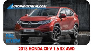 2018 Honda CRV 16 SX Diesel Review  Behind the Wheel [upl. by Enrika919]